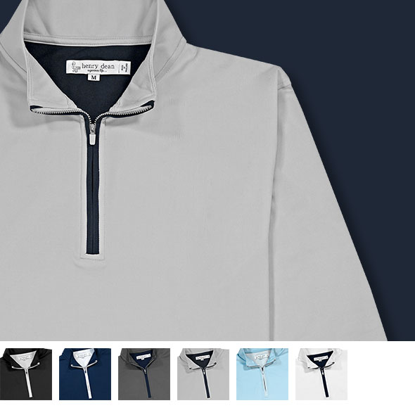 henry dean Midweight Performance Quarter-Zip Pullover